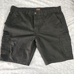 C.E. Schmidt Men's Dark Olive Green Cargo Shorts Size 42 Hiking Gorpcore Utility